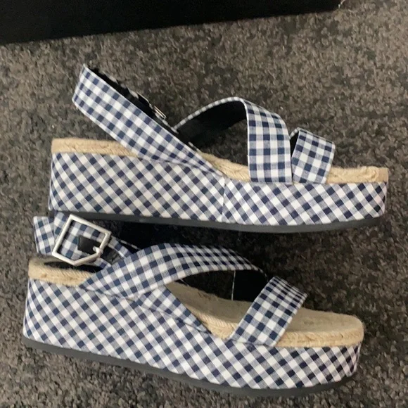 Rag & Bone Megan checkered Espadrilles sandals - Picture 8 of 9